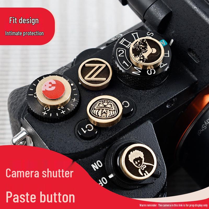 Hot Shoe Cover & Shutter Button Cap for Fujifilm XT50, X100VI, XT30 II, XM5, Nikon ZF Cameras