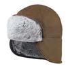 Winter New Cold-proof Leather Cycling Cap Men's Velvet Warm Ear Protection Outdoor Ski Cap Windproof Women's Warm Hat