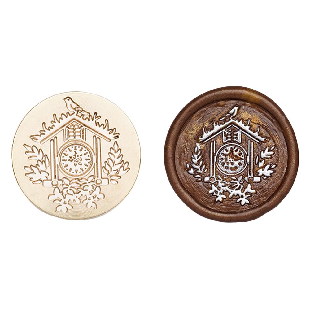 Печать временной серии, медная головка, сделай сам, ручная учетная запись, эмалированная восковая головка для свадебной открытки