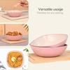 Set of 4 Earth-Friendly Multipurpose Bowls for Kitchen | 600 Ml | Made with Bamboo Fibers & Rice Husk | Microwave Safe Bow