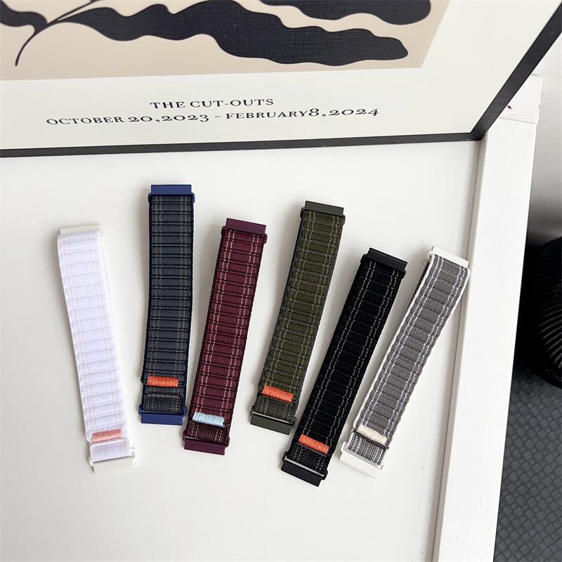 Нейлоновый ремешок-петля для Samsung Watch 6/5/5Pro 4/6 Classic Huawei Watch 4/3/GT3 20 мм 22 мм браслет-браслет Amazfit GTS/GTR 4 3