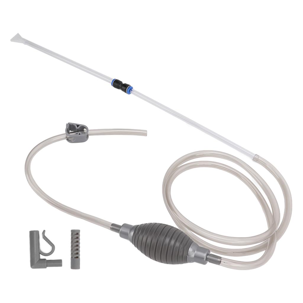 Aquarium Siphon Cleaner Plastic Siphon Sand Remover with 3 Nozzles for Fish Tank Cleaning Water ChangeStandard Type