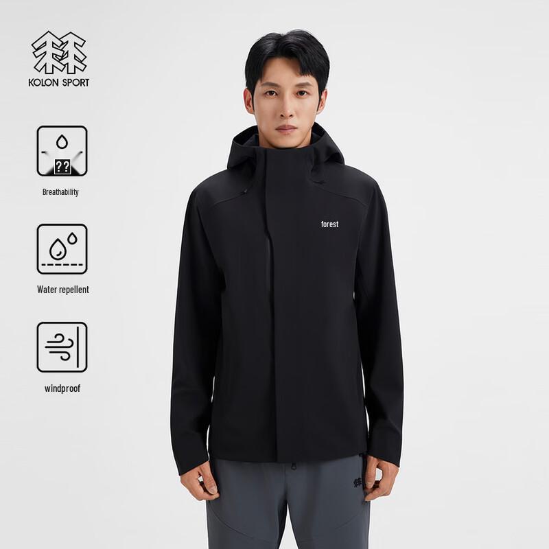 Мужская ветронепроницаемая водоотталкивающая софтшелл куртка KOLON SPORT