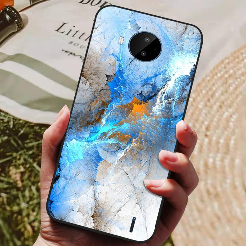Для Nokia C20 Чехол Мягкий ТПУ Силиконовый Мультяшная Задняя Крышка для Nokia C20 Plus Чехлы для Телефона ТПУ Черный Бампер для NokiaC20 C 20 Plus