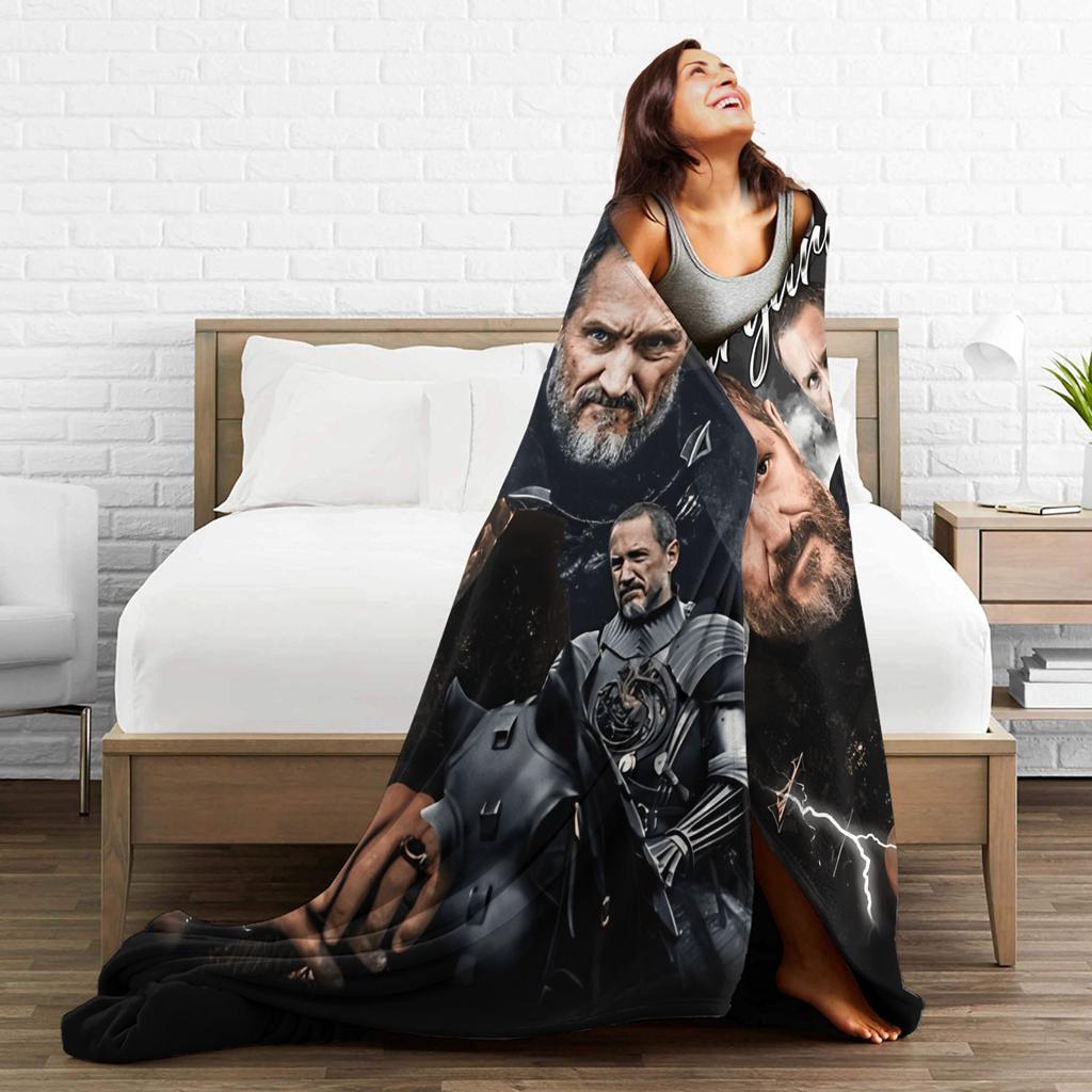 Baelor Targaryen Blanket Warm Soft Print Plush Bedding Throws For Children Couch Bed Flannel Bedspread Bed Cover