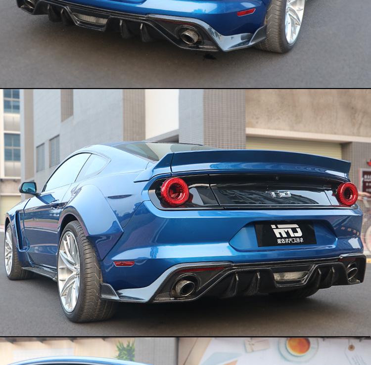 18-23 Ford Mustang Wide Body Kit: Mudguards, Wheel Arches, Fenders