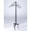 Support mobile tuyau arrosage acier 30m 114cm hauteur