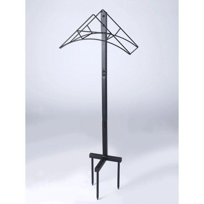 Support mobile tuyau arrosage acier 30m 114cm hauteur