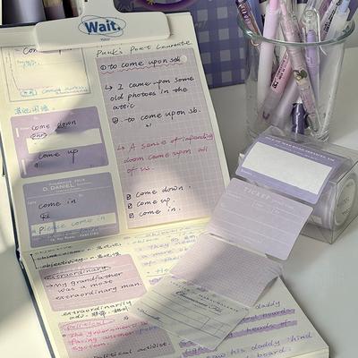 100 листов/коробка, выдвижной рулон, блокнот, креативная простота, клейкая заметка для исследования, сделай сам, декоративная наклейка для скрапбукинга, милая наклейка с этикеткой