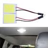 HID White 24COB Light Bulb LED Panel Car Bright Interior Trunk Inner Dome Lamp