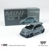 1:64 Серый Abarth 595 LBWK x Abas Works MGT литой автомобильный Модель 995