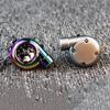 Electric Mini Turbo Turbocharger Keychain Spinning Turbine Key Chain Pendants