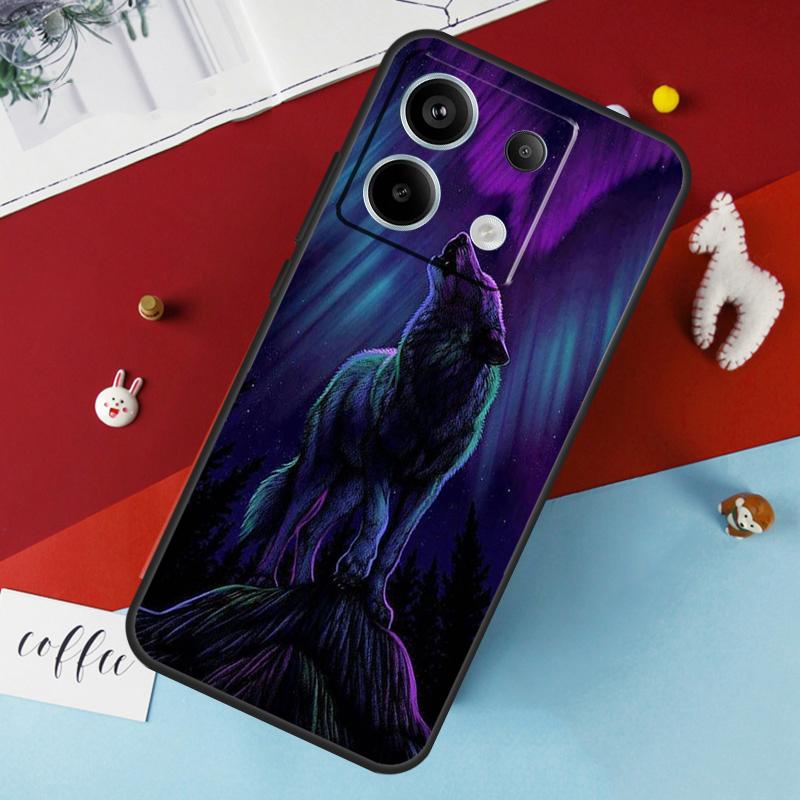 Чехол 'Животное Волк Галактика' для Xiaomi Redmi Note 14 13 Pro 12 11 10 15 Pro Plus Redmi 15 10C 12C 13C 14C 15C