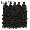 18Inch 24Inch Ocean Wave Crochet Braids Hair Hawaii Afro Curls Ombre Synthetic Braiding Hair Extensions Deep Wave Crochet Hair