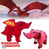 Плюшевая игрушка Красный Дракон из Dungeons & Dragons Идеальный подарок для фанатов!