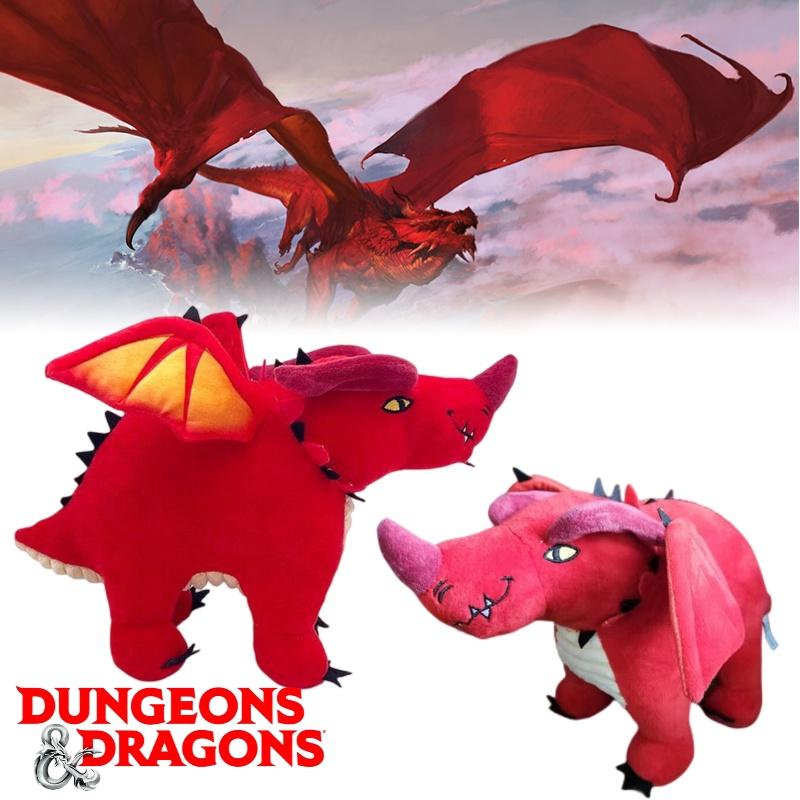 Плюшевая игрушка Красный Дракон из Dungeons & Dragons Идеальный подарок для фанатов!