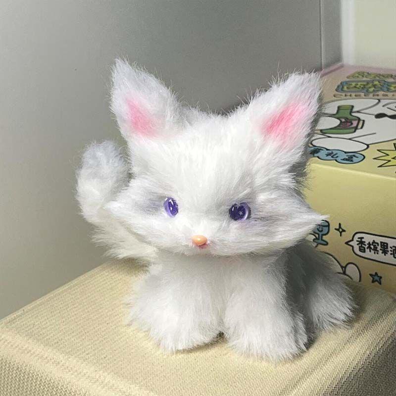 Бархатные синельные палочки Набор для изготовления лисы своими руками - Фигурка-подвеска ручной работы