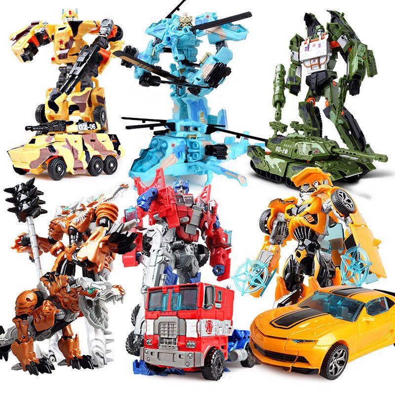 Трансформеры Игрушки Деформация Робот Оптимус Бамблби Гримлок Фигурки Экшн