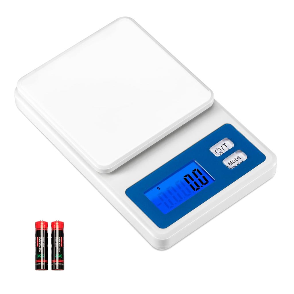 UNIWEIGH Digital Maximum Minimum Compact and Lightweight Weighing Kitchen Electronic Precision Convenient Storage Scale, 2kg, 0.1g Display, Scale,