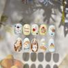 Tomoni 3D Cute Children's Nail Stickers - Dessert & Puppy Jewelry Designs