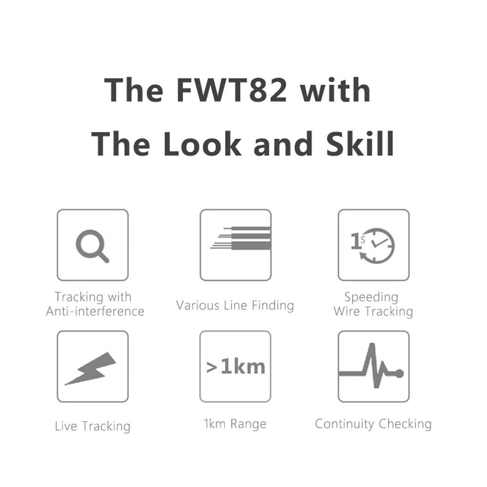 MAXRIENY FWT82 Цифровой и аналоговый двухрежимный сетевой кабельный трекер с тонером RJ45 RJ11 Ethernet LAN