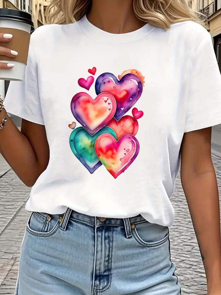 (Азиатский размер) Футболка с принтом женская женская модная одежда бабочка тренд 90-х футболка с коротким рукавом женские графические футболки