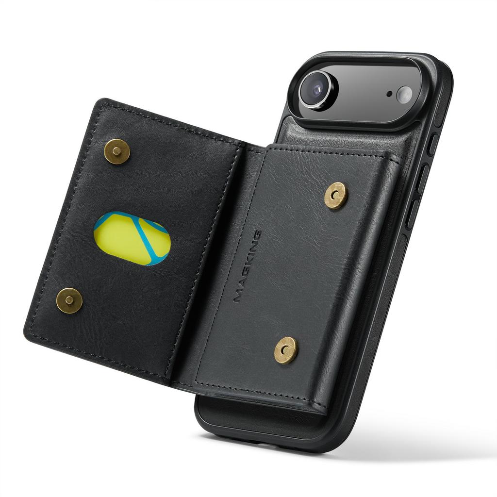 MAGKING Серия K2 Для iPhone Чехол-накладка Совместим с MagSafe ПК+ТПУ+ПУ Чехол для телефона