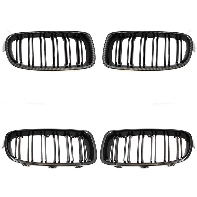 High Quality ABS Car Styling Front Kidney Grille Dual Slat Grille For BMW F30 F31 F35 2012-2018 320i 325i 328i Auto Accessories
