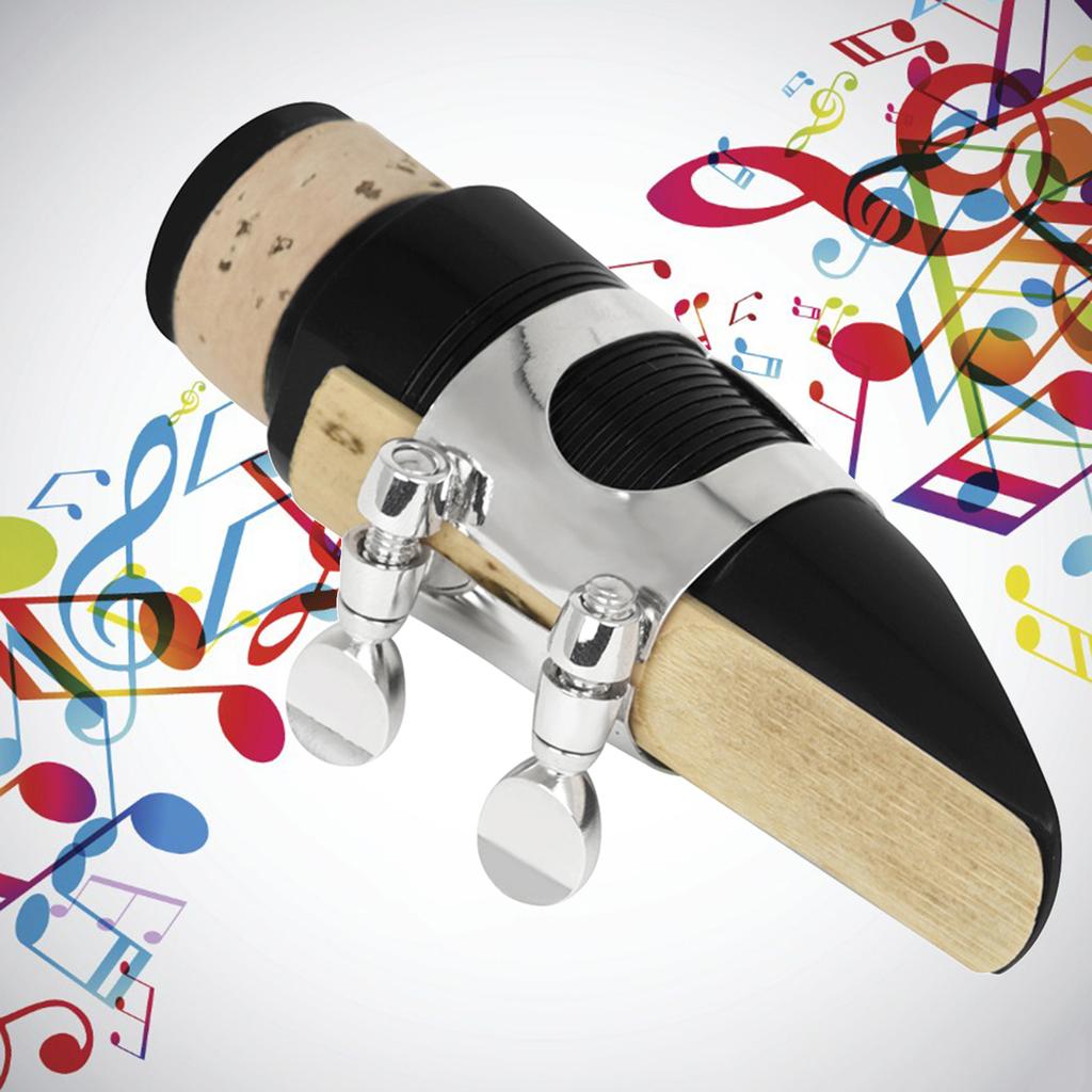Clarinet Mouthpiece Blowing Head Set With Ligature Reed and Plastic Cap Professional Traditional Clarinet Accessories