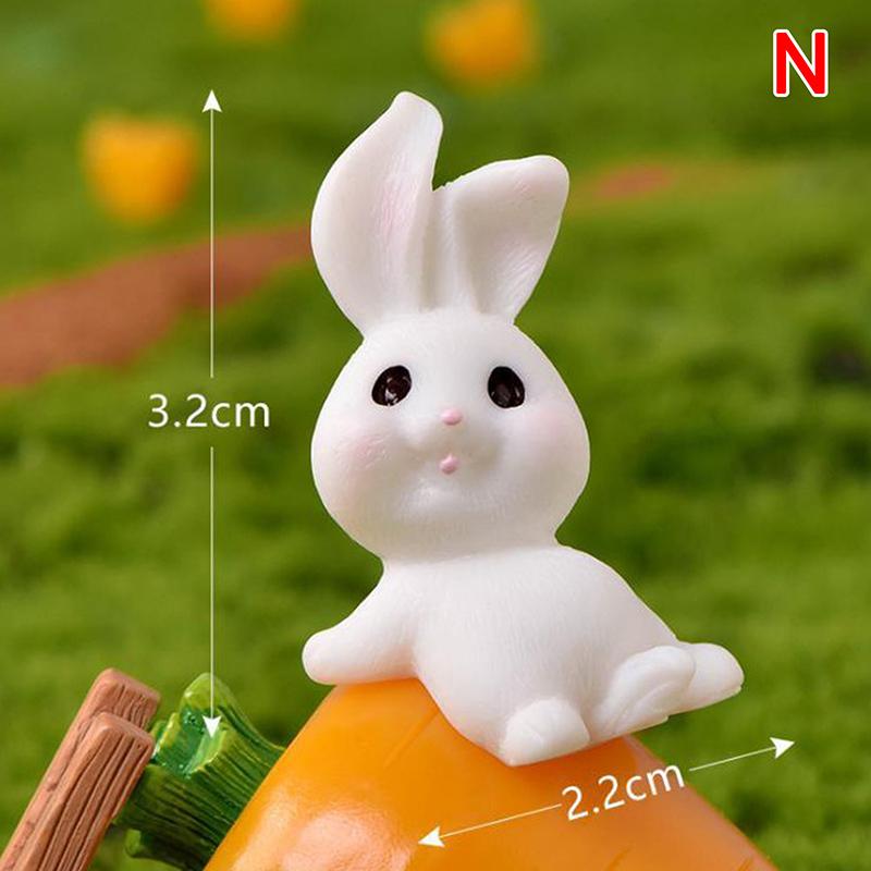 Фигурка Кролика Микро Пейзаж Diy Домашний Декор Миниатюрный Фея Декор Сада