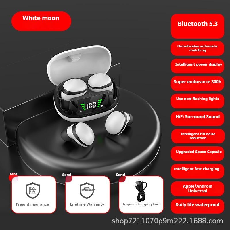 Ultra-small Mini Wireless Bluetooth Headset Invisible In-ear Running Waterproof Noise Reduction