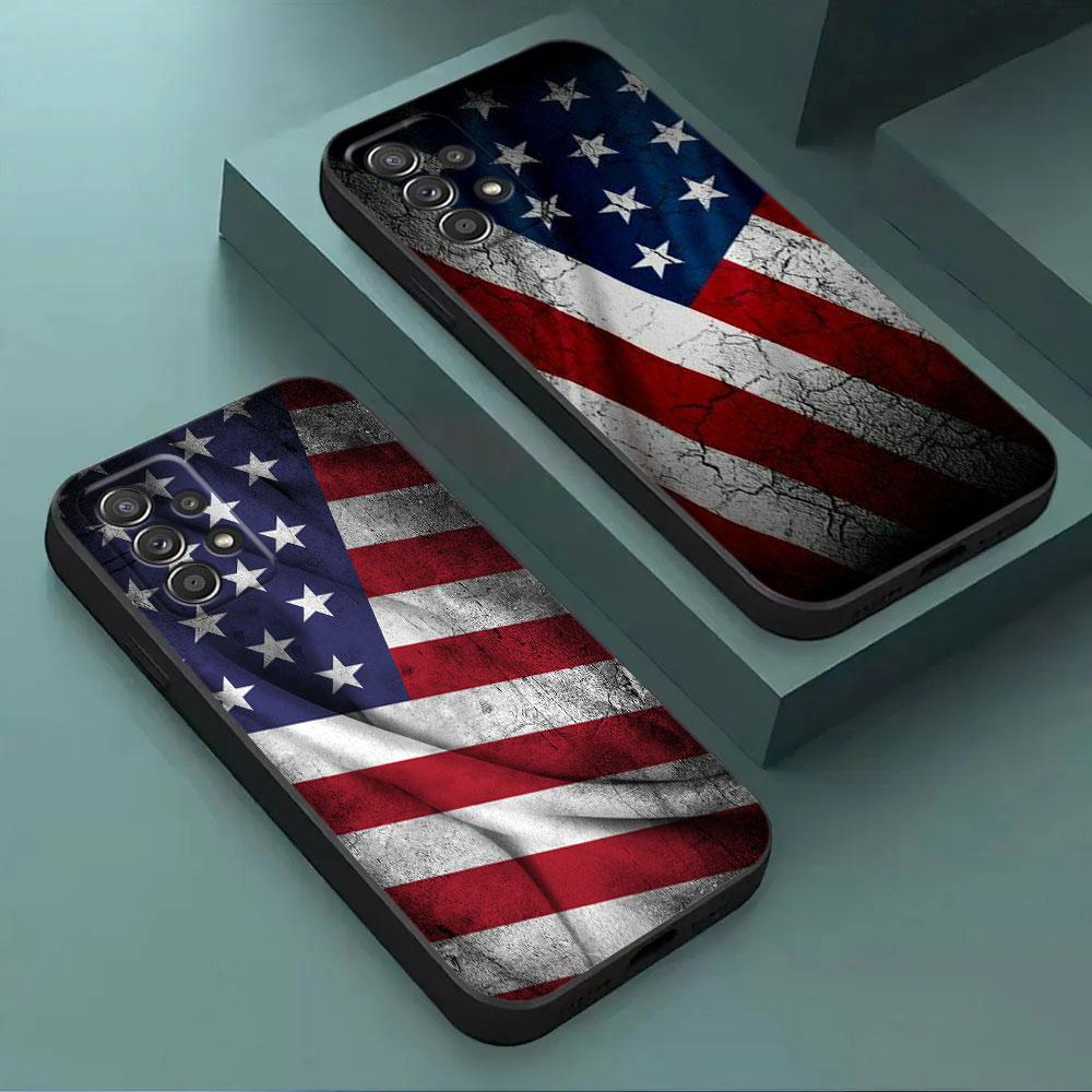 Американский флаг США Орел Чехол для телефона для Samsung Galaxy A15 A25 A24 A23 A22 A21S A20s A13 A10 A05S A04 A03 A02 A14 Мягкая задняя крышка