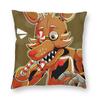FNAF Подушка с принтом Фредди Мягкая ткань Наволочка для подушки Декор Чехол для декоративной подушки Дом Молния 4040см