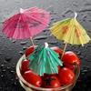 Disposable Paper Umbrella Pick 10cm Cocktail Fork New Party Home Decor  Picnic Wedding