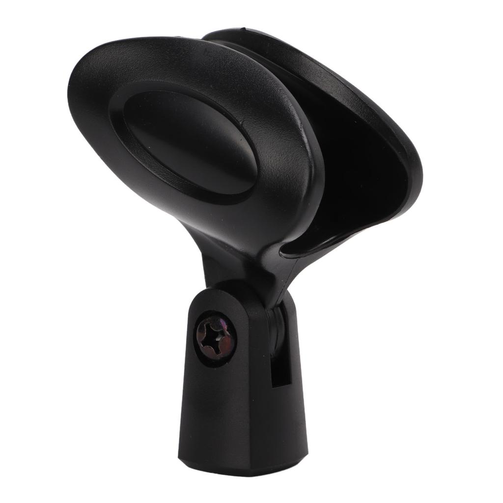 Mic Stand Clip R7 Microphone Holder Mount Adjustable 5 8in Screw Hole Plastic for Wired Wireless Mic