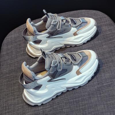 Туфли-лодочки из натуральной кожи женские туфли на толстой подошве спортивная повседневная обувь