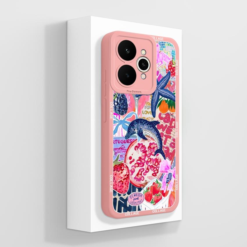 Для Oppo Realme 15 16 11 10 Pro 15T 15X 11X Чехол для телефона Красивые узоры с кристаллами-бабочками Модный корпус Гладкий жидкий силикон Премиальная защитная крышка