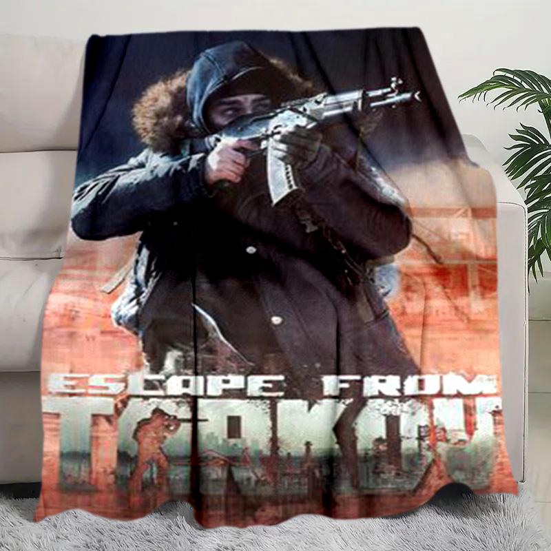 1PC Escape Tactical Camouflage Military Uniform Mask Perfect All Seasons Soft Comfortable Blanket Suitable Sofa Office Outdoor Travel Home Use