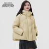 SNOWFLYING Women's Casual Hooded Down Jacket