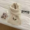 Pony Embroidery High-Quality Wool Scarf Women'S Season Warm Knit Couple Scarf Men