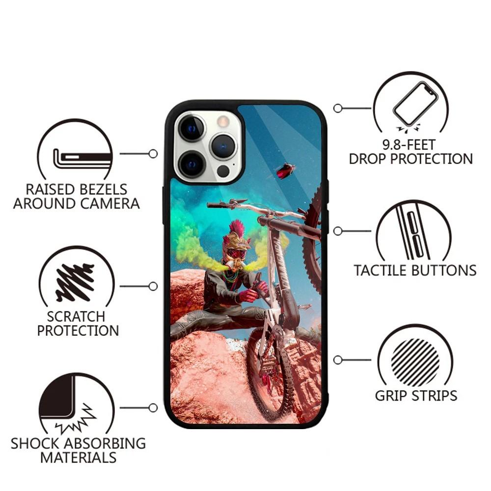 Потрясающий чехол для телефона на горный велосипед для iPhone 15,14,13,12,11,Plus,Pro,Max Mini, с магнитной беспроводной зарядкой MagSafe