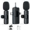 [2025 New Pin Microphone] Spin Microphone, 360° Sound Collection and Recording, Wireless Microphone, Instant Connection, Noise Reduction, AudioVideo