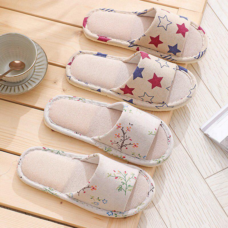 Домашние мягкие тапочки с весёлыми изображениями