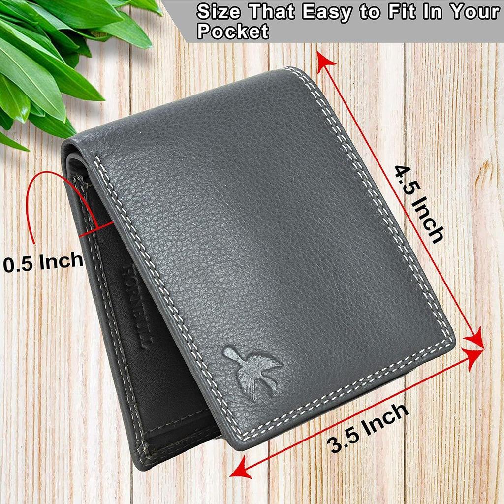 Мужской кошелек Stella Grey из натуральной кожи с блокировкой RFID