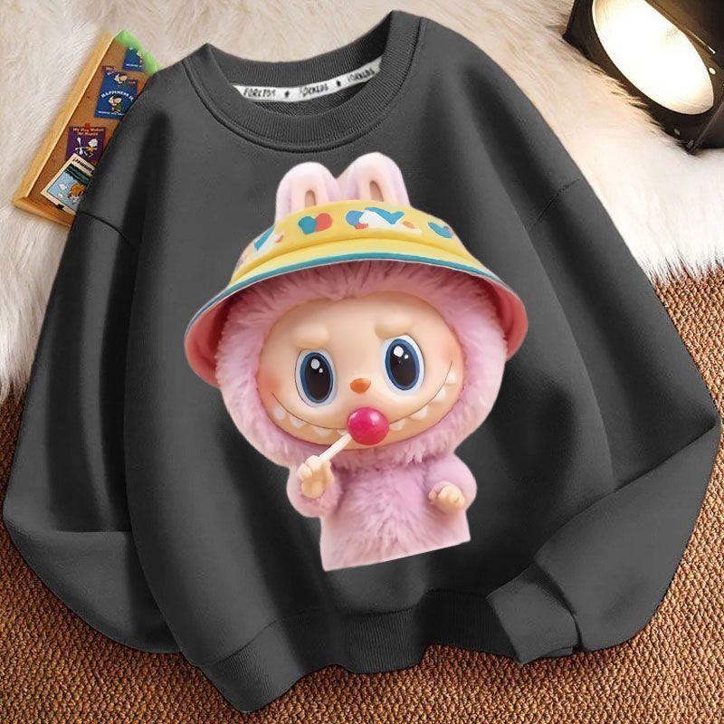 Детские модные и милые толстовки, повседневные толстовки с длинным рукавом для мальчиков и девочек на весну и осень