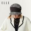 ELLE autumn and winter stylish fashion hat highlights face, small travel, warm and windproof brand fisherman hat
