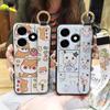 Dirt-resistant Fashion Design Phone Case For Tecno Spark20/KJ5 Shockproof Anti-knock Durable Waterproof Ring Lanyard