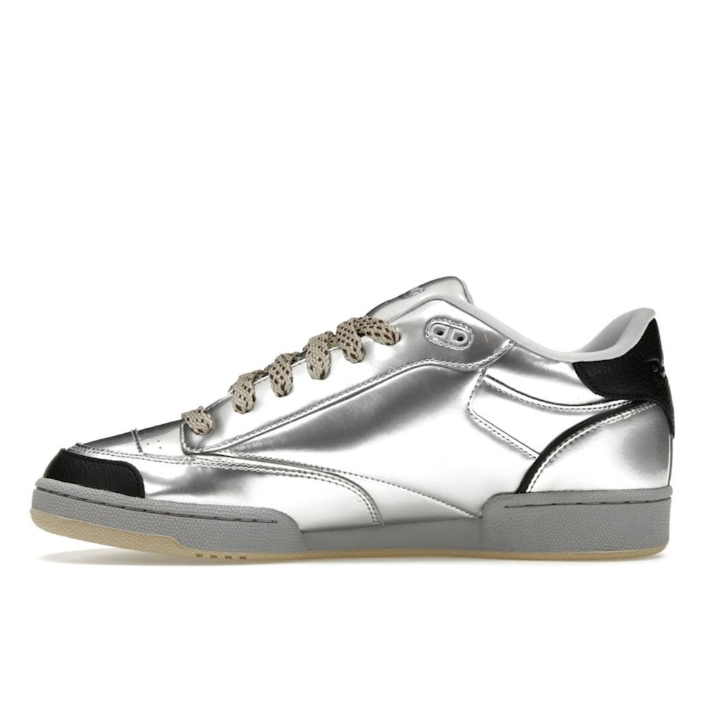 DIME x Reebok Club C Bulc Металлический Серебристый Унисекс Кроссовки Серебристо-Металлик Современный Бежевый 100069825