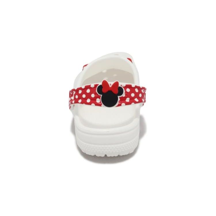 Disney X Crocs Classic Clog Kids Minnie Mouse Kids Sneakers White Red 208711-119