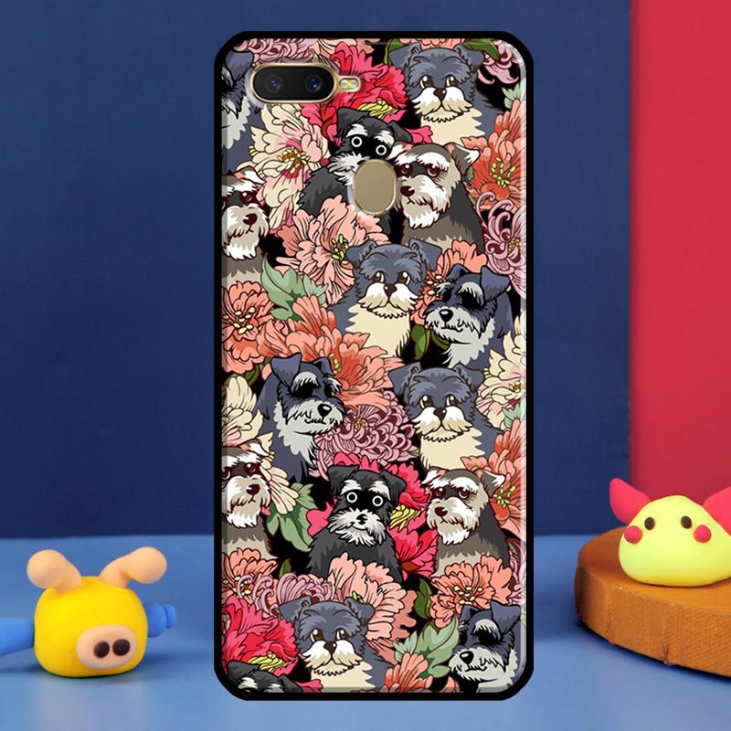 Щенок Шнауцера Для Oppo A54 A57 S A78 A58 A98 A5 A9 A91 A15 A16 A17 A52 A72 A76 A96 A74 A94 A77 Чехол для телефона